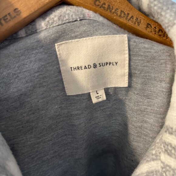 Grey plaid shacket - Picture 3 of 3